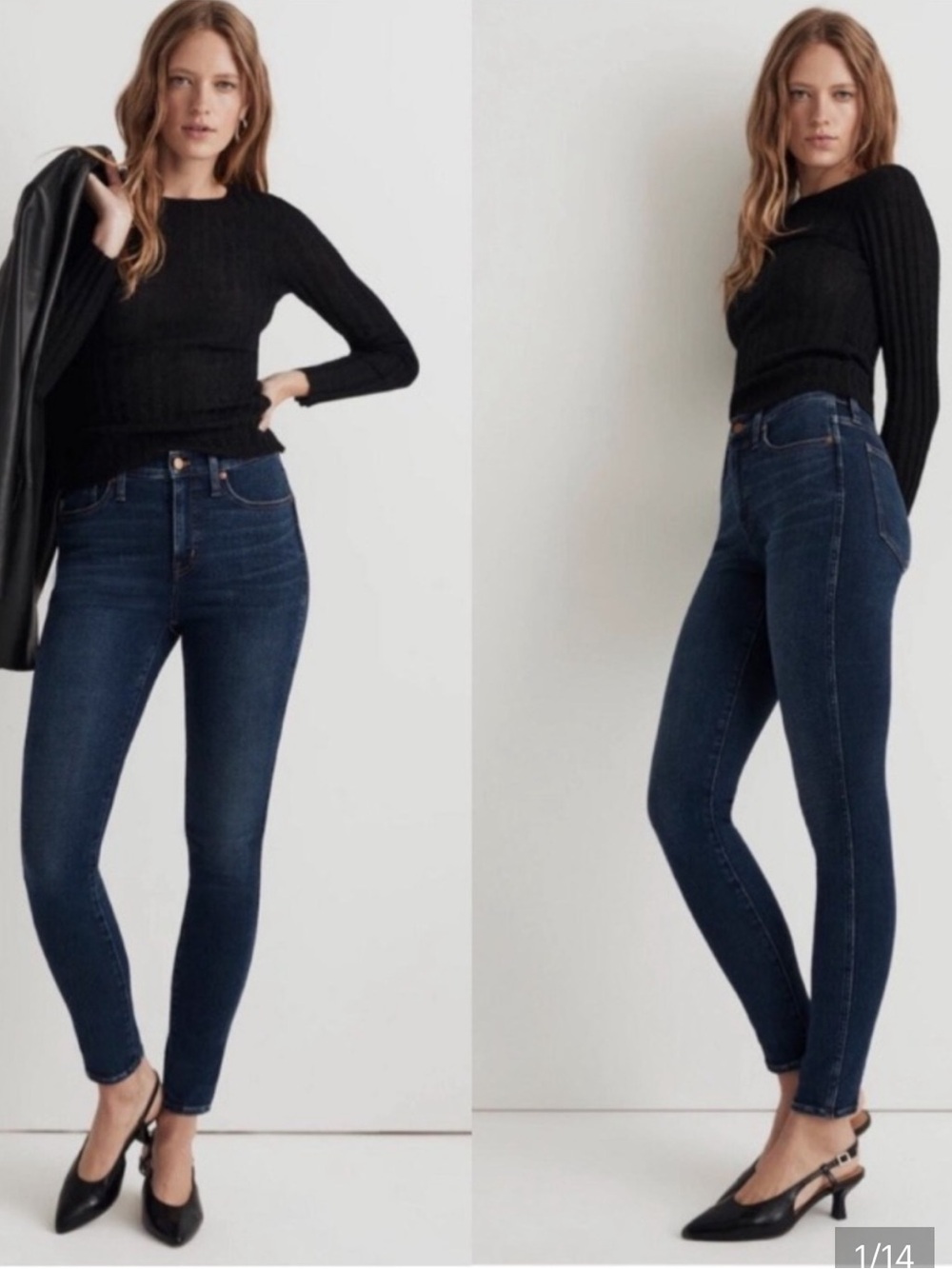 Madewell High-Rise Skinny Jeans in Medium Wash